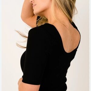 Able Christina Scoop Back Tee